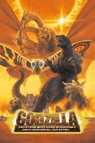 پوستر رسمی فیلم Godzilla, Mothra and King Ghidorah: Giant Monsters All-Out Attack (2001)